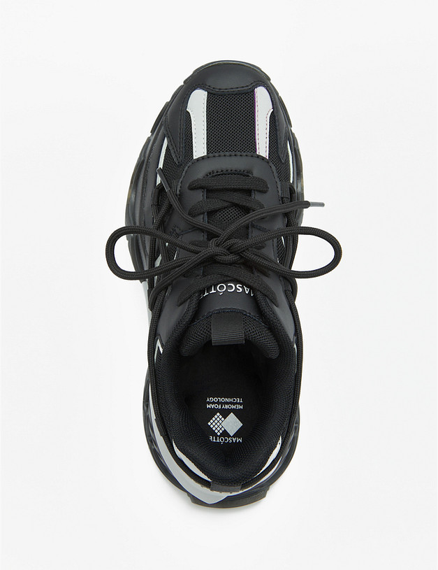 Черные женские кроссовки MASCOTTE 64-310122-0202 | ракурс 4