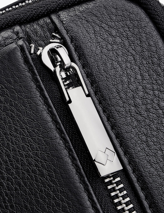 Черная мужская сумка для мобильного MASCOTTE 622-5209-102 | ракурс 5