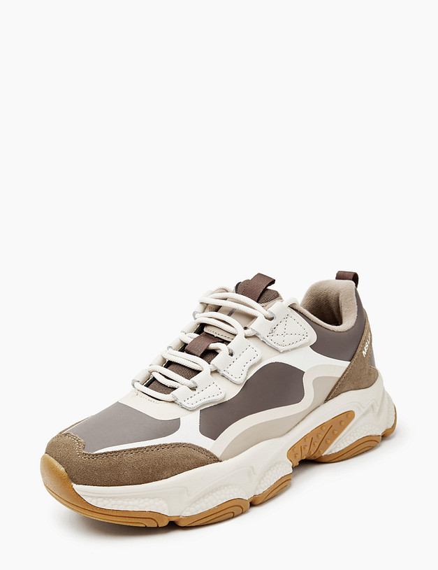 Коричневые женские кроссовки MASCOTTE 189-322822-0609 | ракурс 3