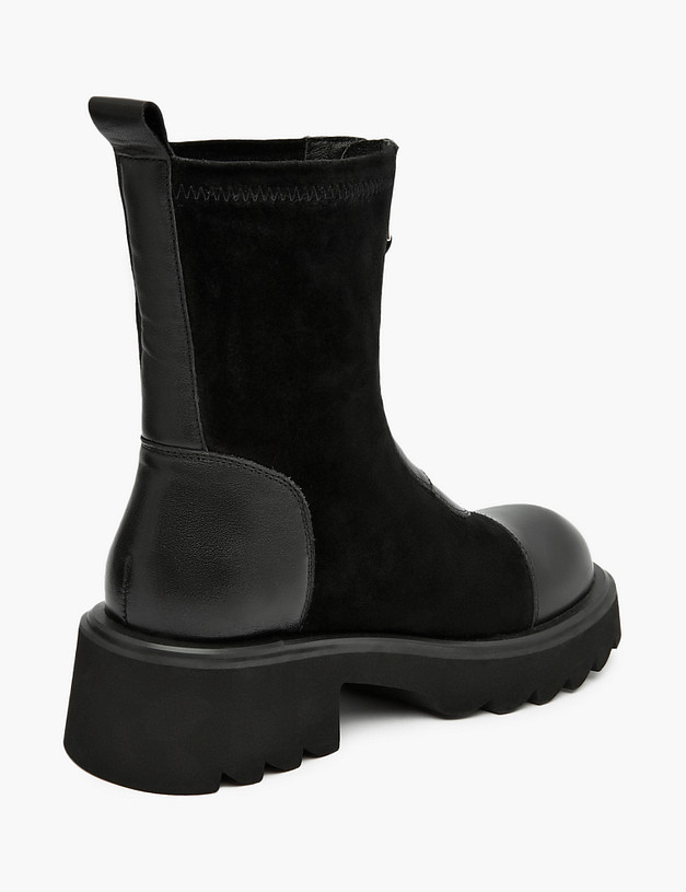 Черные женские ботинки MASCOTTE 58-321122-3605M | ракурс 3