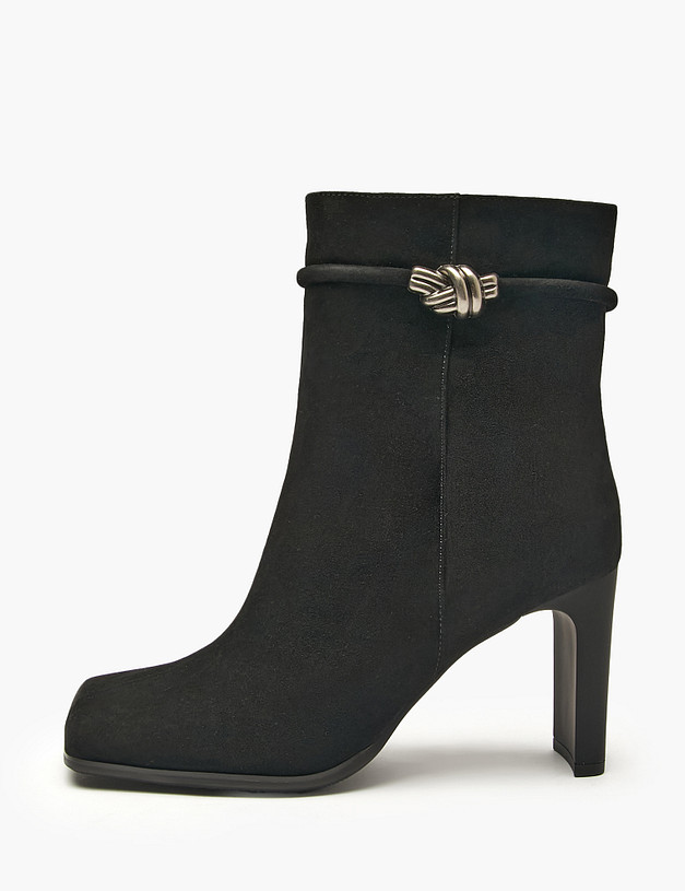 Черные женские ботильоны MASCOTTE 175-5281324-3605M | ракурс 3