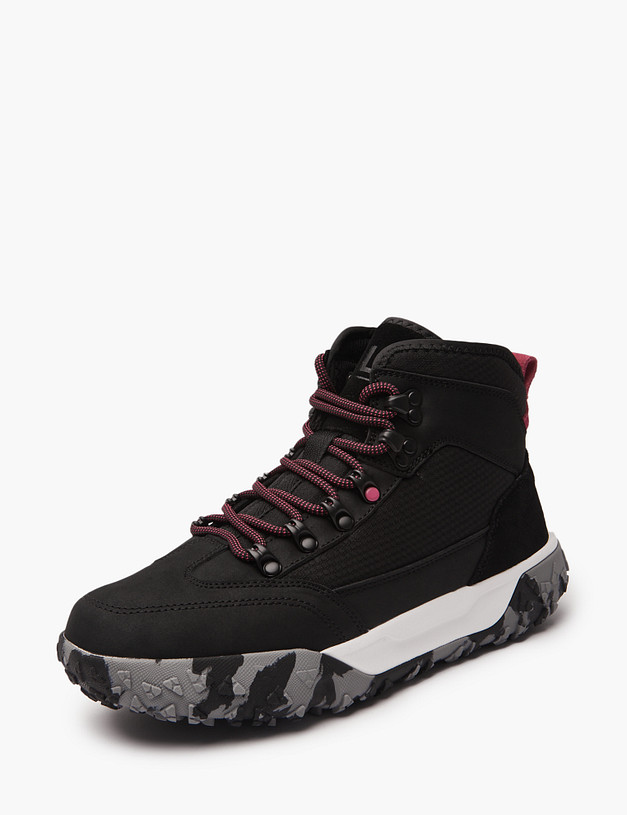 Черные женские зимние хайкеры MASCOTTE 189-421651-0602 | ракурс 2 Черные женские зимние хайкеры MASCOTTE 189-421651-0602 | ракурс 2