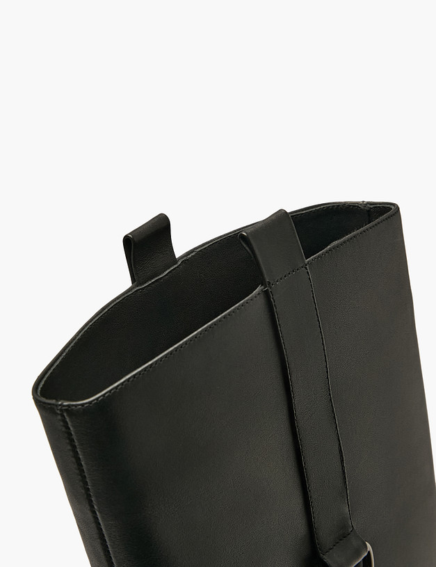 Черные женские ботфорты MASCOTTE 100-521521-0102 | ракурс 6