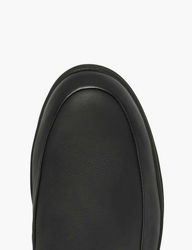 Черные мужские зимние челси MASCOTTE 58-528731-0102 | ракурс 4 Черные мужские зимние челси MASCOTTE 58-528731-0102 | ракурс 4