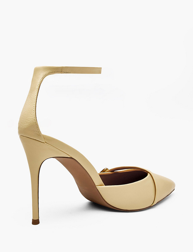 Желтые женские туфли MASCOTTE 126-6102615-0518 | ракурс 3