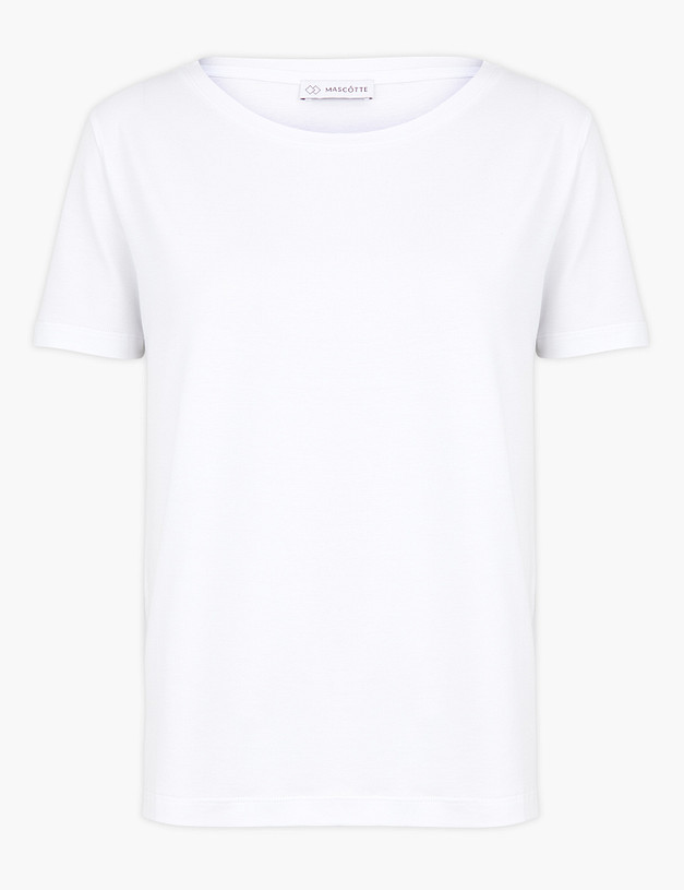Белая женская футболка MASCOTTE 852-4102-7601 | ракурс 6
