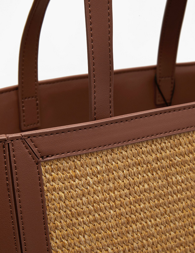 Соломенная женская сумка-тоут MASCOTTE 604-4164-0318 | ракурс 5