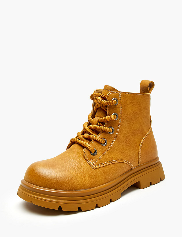 Рыжие детские ботинки MASCOTTE 234-523021-0613 | ракурс 4