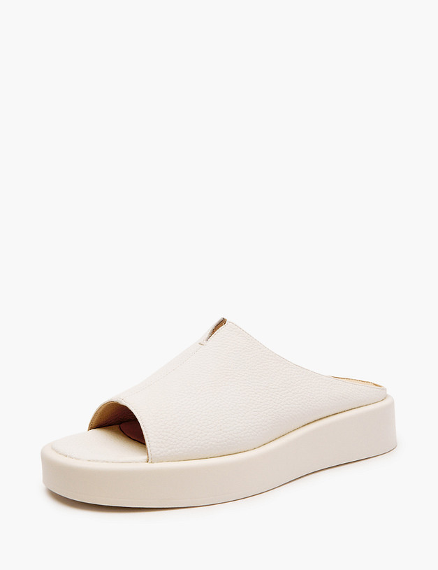 Белые женские сабо MASCOTTE 25-511311-0601 | ракурс 2