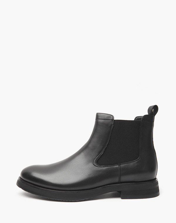 175-423921-0102 Ботинки мужские нат.кожа/ворсин-нат.кожа черн, Mascotte