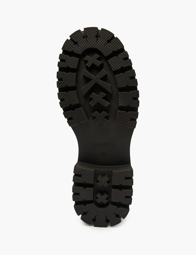 Коричневые женские зимние ботинки MASCOTTE 58-521632-0109 | ракурс 6