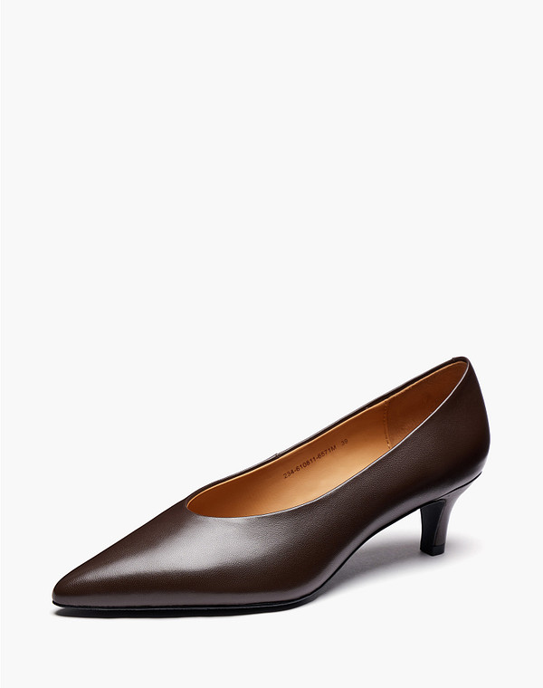 234-610811-6571M Туфли женские нат.кожа/нат.кожа корич, Mascotte