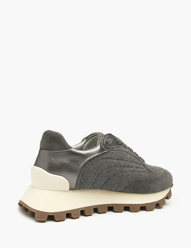 Серые женские кроссовки MASCOTTE 15-520216-3624M | ракурс 3