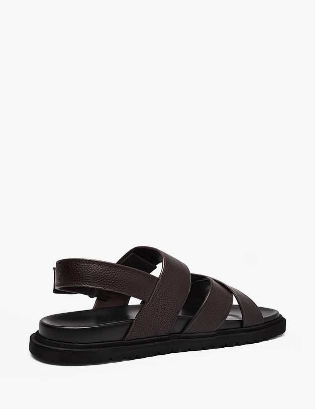 Коричневые мужские сандалии MASCOTTE 142-613761-0109 | ракурс 3