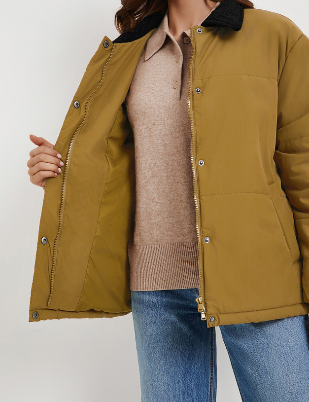 Коричневая женская куртка MASCOTTE 874-5201-2409 | ракурс 4