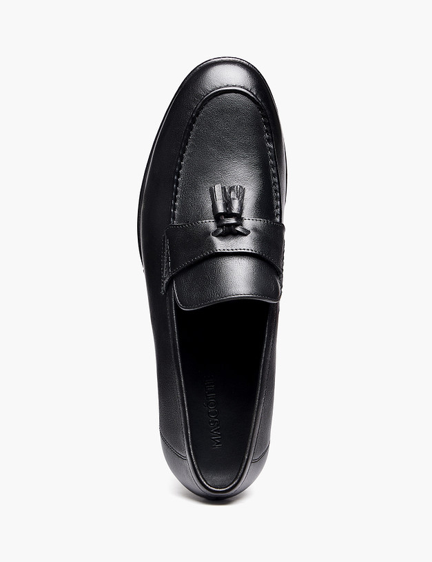 Черные мужские полуботинки MASCOTTE 58-614011-0102 | ракурс 4