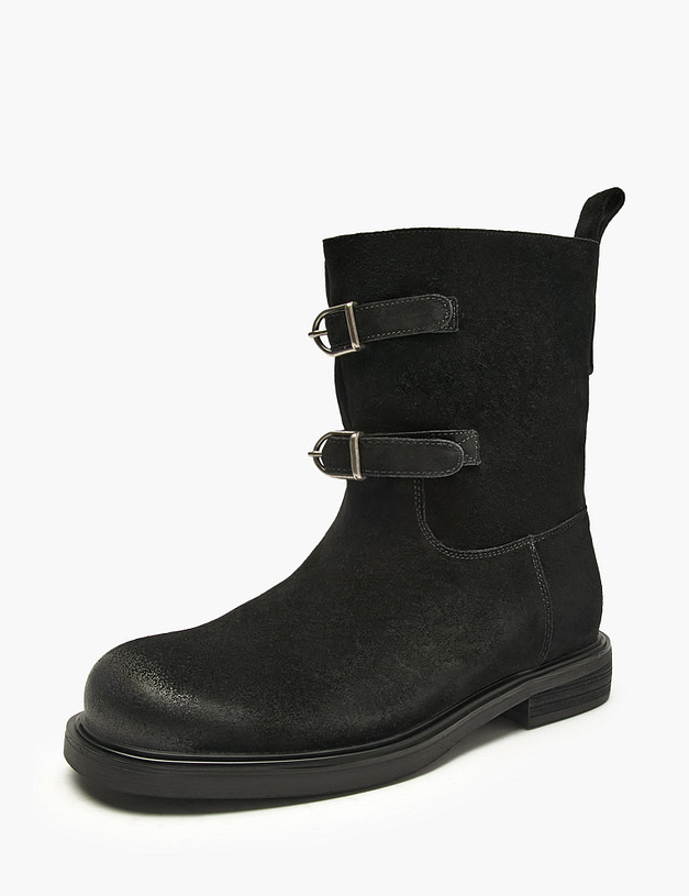 Черные женские ботинки MASCOTTE 234-521421-0202 | ракурс 2