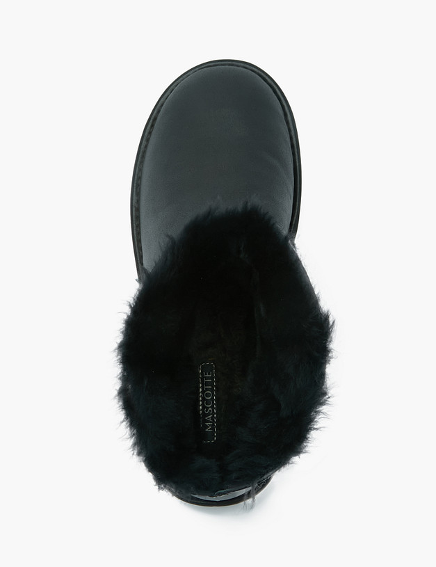 Черные мужские угги на молнии MASCOTTE 128-229336-0902 | ракурс 4 Черные мужские угги на молнии MASCOTTE 128-229336-0902 | ракурс 4