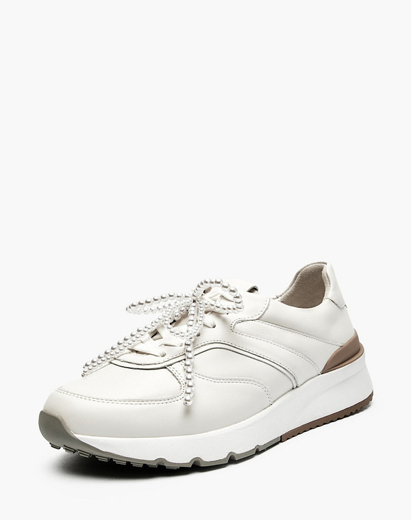 22-6160117-3192M Полуботинки для активного отдыха женские нат.кожа/нат.кожа бел, Mascotte