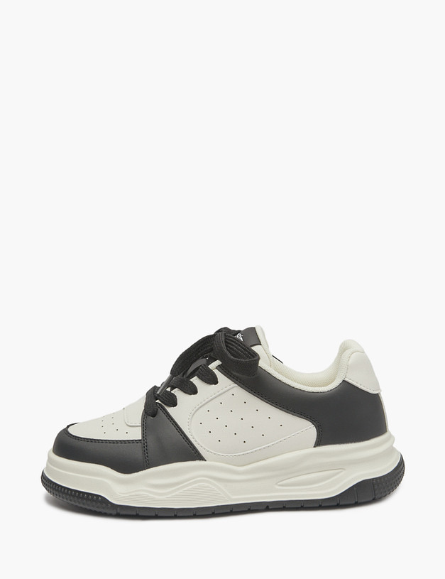 Черные детские кеды MASCOTTE 234-514721-0602 | ракурс 1