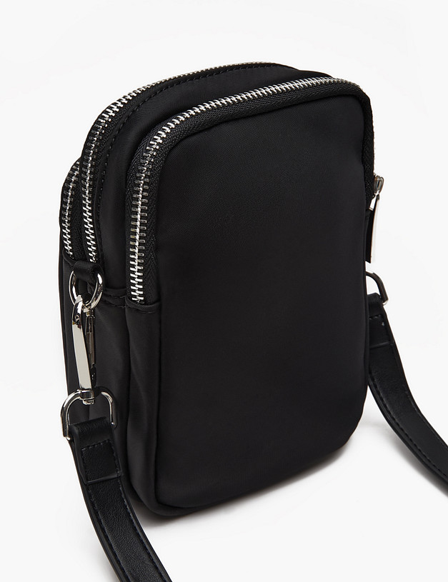 Черная женская сумка MASCOTTE 670-4113-202 | ракурс 3 Черная женская сумка MASCOTTE 670-4113-202 | ракурс 3