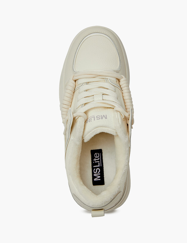 Белые женские кеды MASCOTTE 234-323821-0601 | ракурс 5