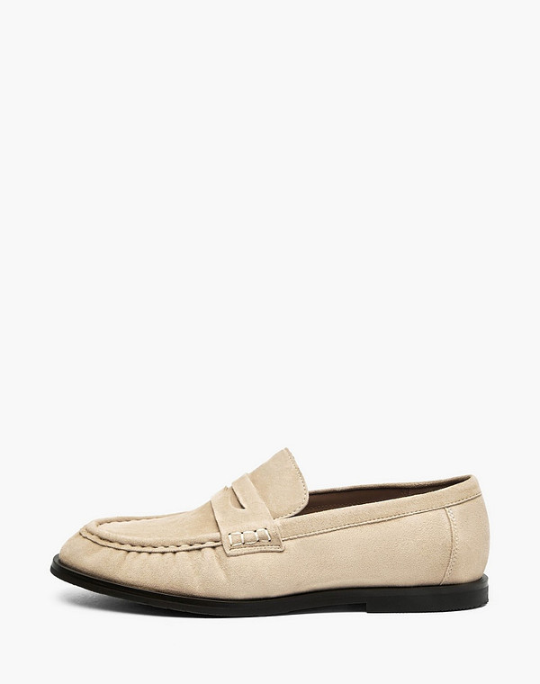 58-6101312-5611M Туфли женские велюр/нат.кожа св.беж, Mascotte