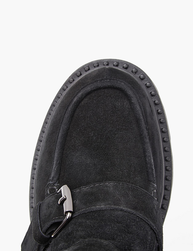 Черные женские зимние ботинки MASCOTTE 233-3201735-3605M | ракурс 4