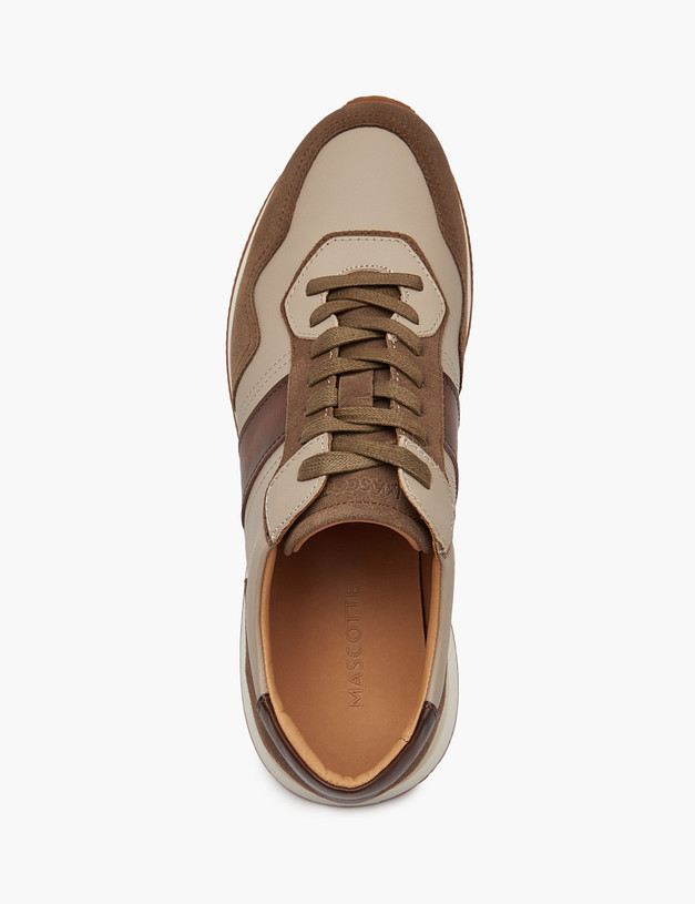 Бежевые мужские кроссовки MASCOTTE 175-5192215-8138M | ракурс 4