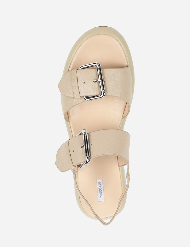 Бежевые женские сандалии MASCOTTE 99-013713-4147M | ракурс 5