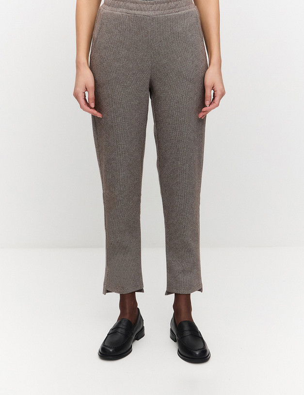 Светло-коричневые женские брюки MASCOTTE 790-5203-2409 | ракурс 1