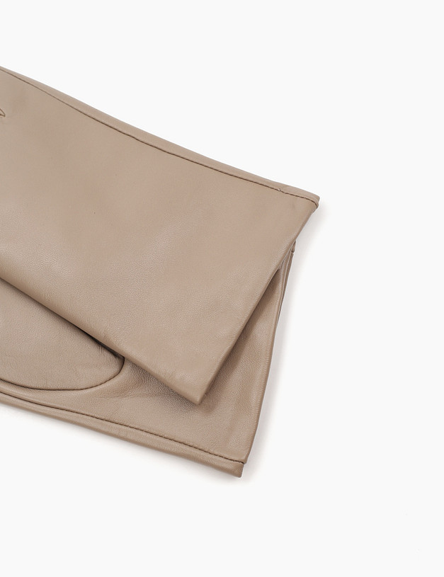 Бежевые женские перчатки MASCOTTE 717-4201-110 | ракурс 3