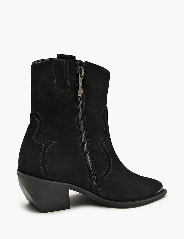 Черные женские казаки MASCOTTE 233-520923-3605M | ракурс 4