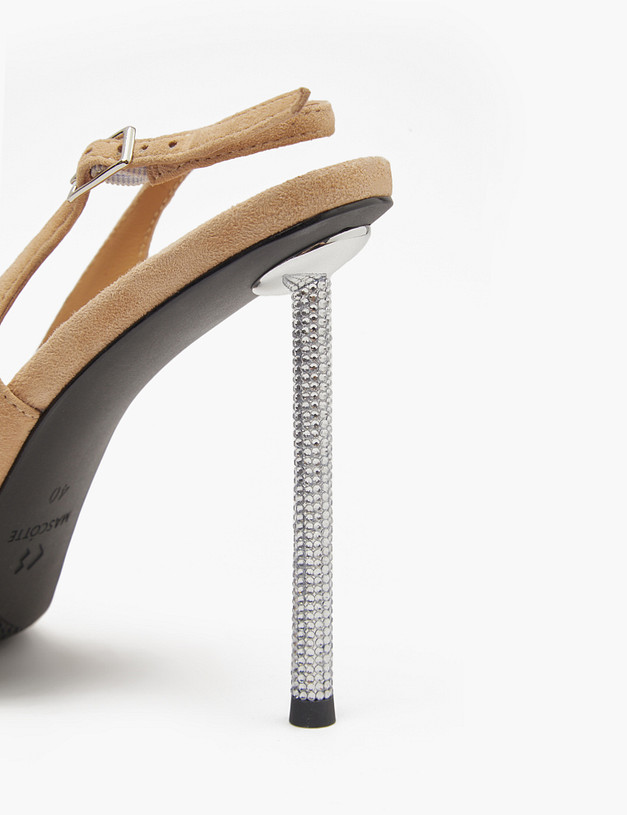 Бежевые женские туфли MASCOTTE 58-514111-3618M | ракурс 7