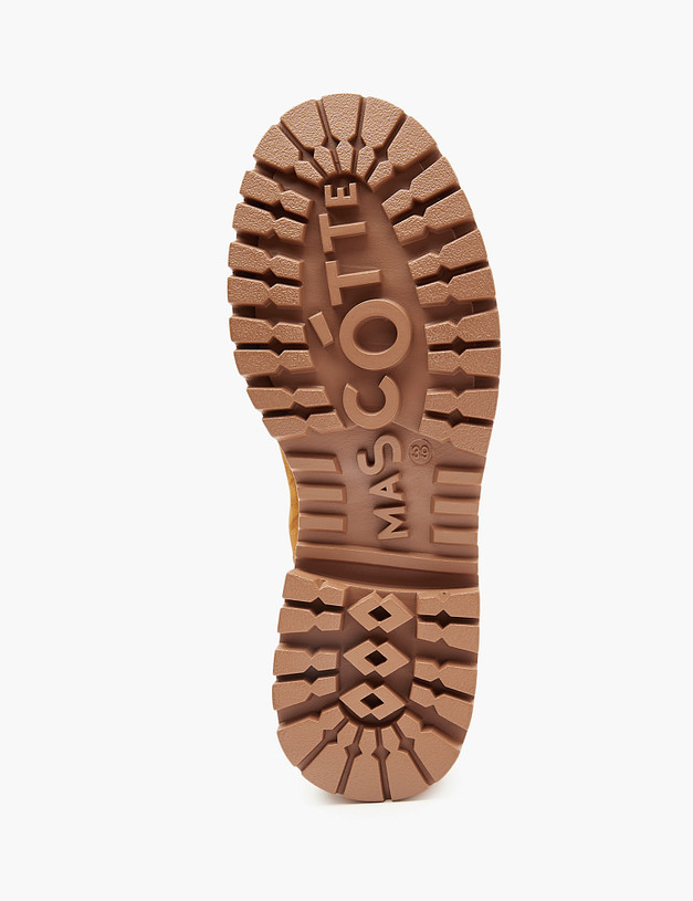 Рыжие велюровые женские челси MASCOTTE 233-3202122-3667M | ракурс 6