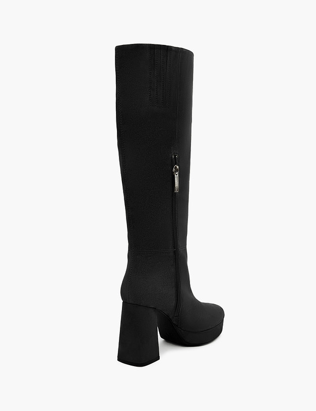 Черные женские ботфорты MASCOTTE 172-3202824-3605M | ракурс 3