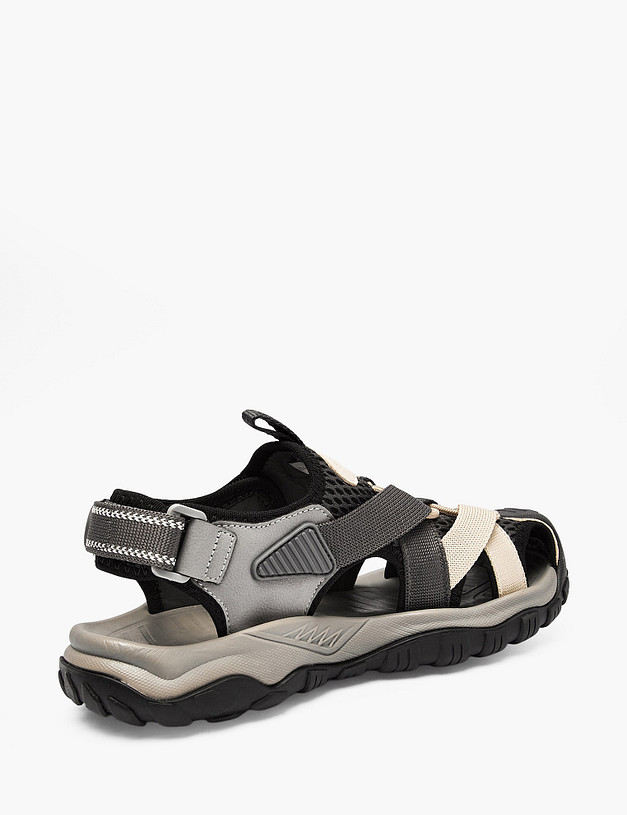 Серые детские кроссовки MASCOTTE 234-617321-0210 | ракурс 3