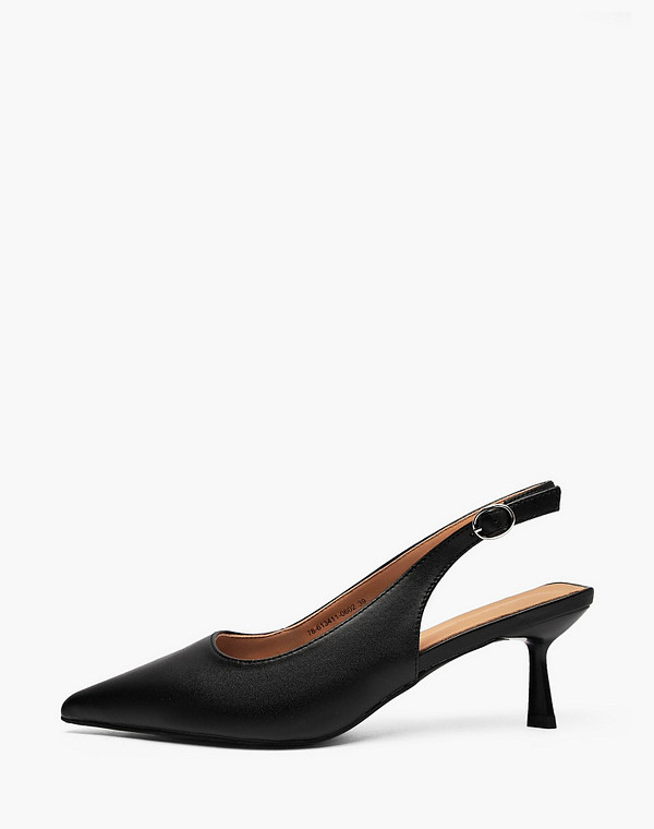 78-613411-0602 Туфли летние женские кож.спилок/нат.кожа черн, Mascotte