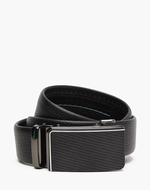 727-3209-102 Ремень муж. нат.кожа/нат.кожа черн, Mascotte