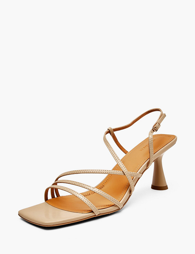 Бежевые женские босоножки MASCOTTE 233-513911-6554М | ракурс 2