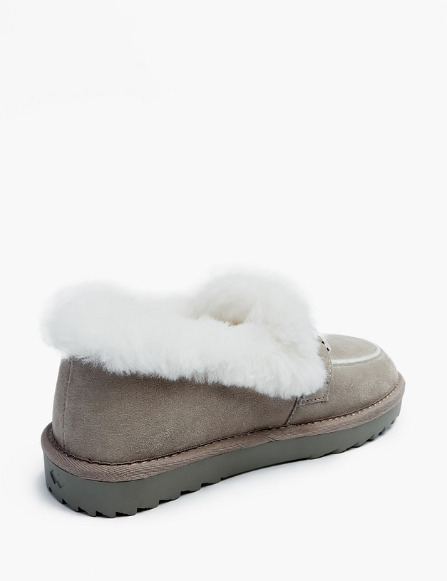 Серые женские угги из велюра MASCOTTE 234-12251339-0210 | ракурс 4 Серые женские угги из велюра MASCOTTE 234-12251339-0210 | ракурс 4