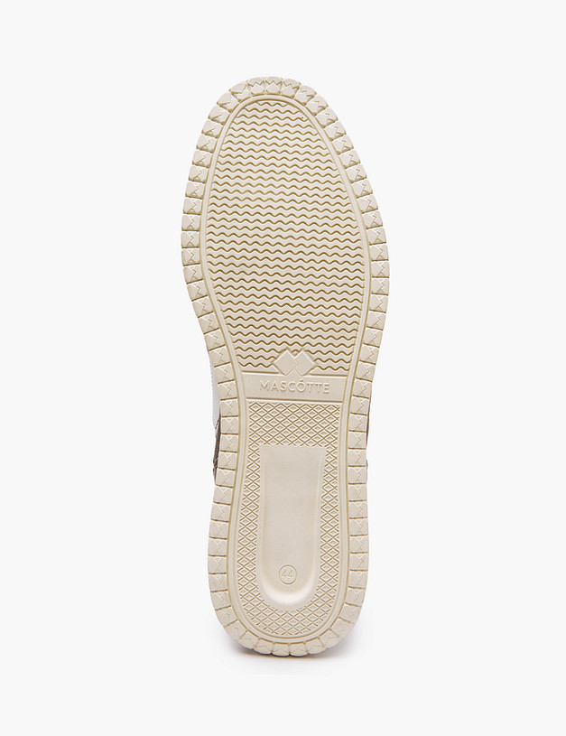 Черные мужские кеды с перфорацией MASCOTTE 58-5110711-8101M | ракурс 6