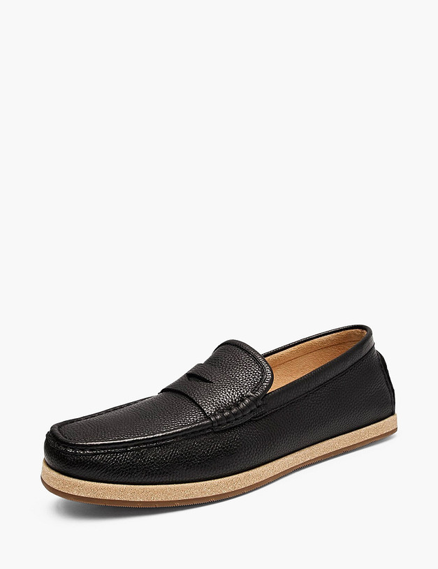 Черные мужские полуботинки MASCOTTE 22-610911-3131M | ракурс 2