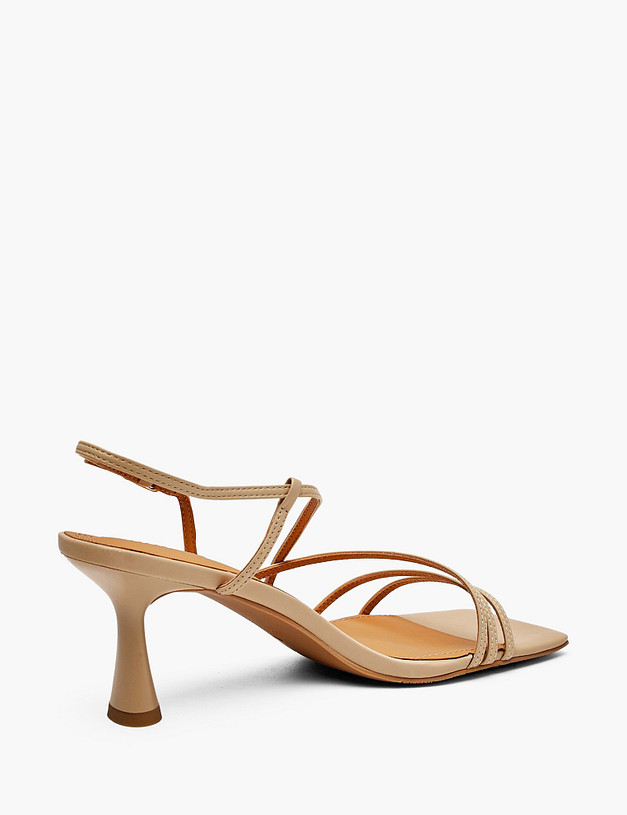 Бежевые женские босоножки MASCOTTE 233-513911-6554М | ракурс 3