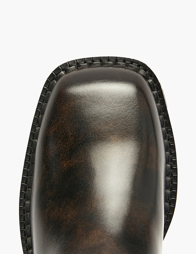 Коричневые женские сапоги MASCOTTE 22-5280221-6108M | ракурс 4