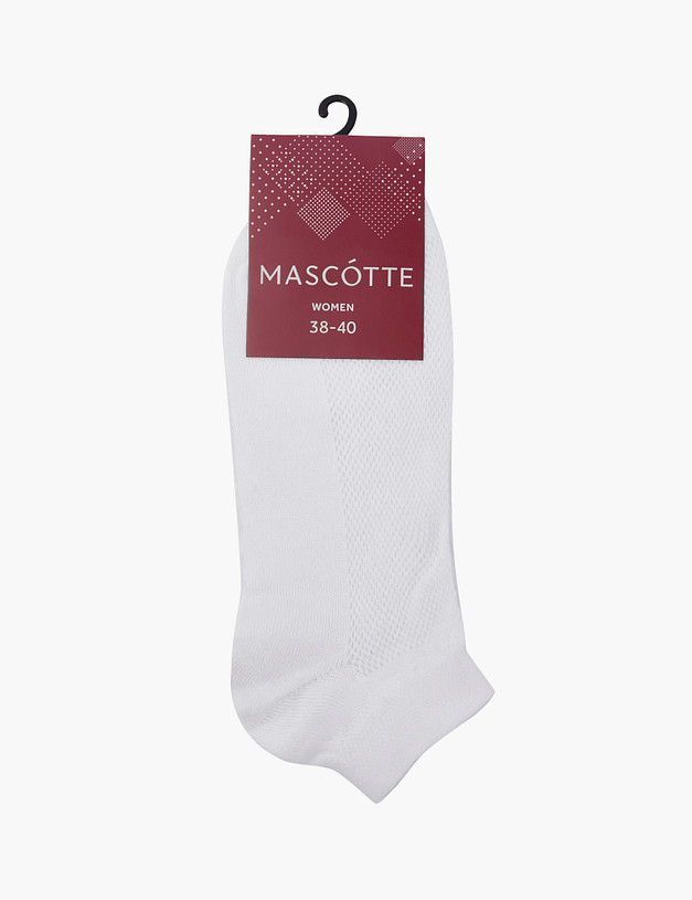 Белые женские носки MASCOTTE 924-5108-01 | ракурс 1 Белые женские носки MASCOTTE 924-5108-01 | ракурс 1