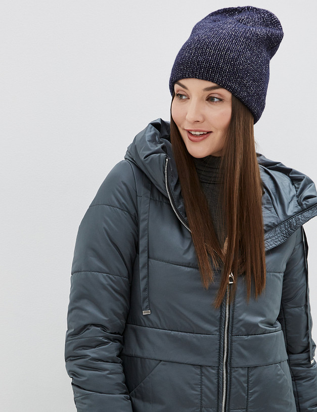 Синяя женская шапка MASCOTTE 784-1204-7503 | ракурс 1