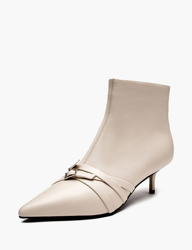 Молочные женские ботильоны MASCOTTE 94-610621-0501 | ракурс 2