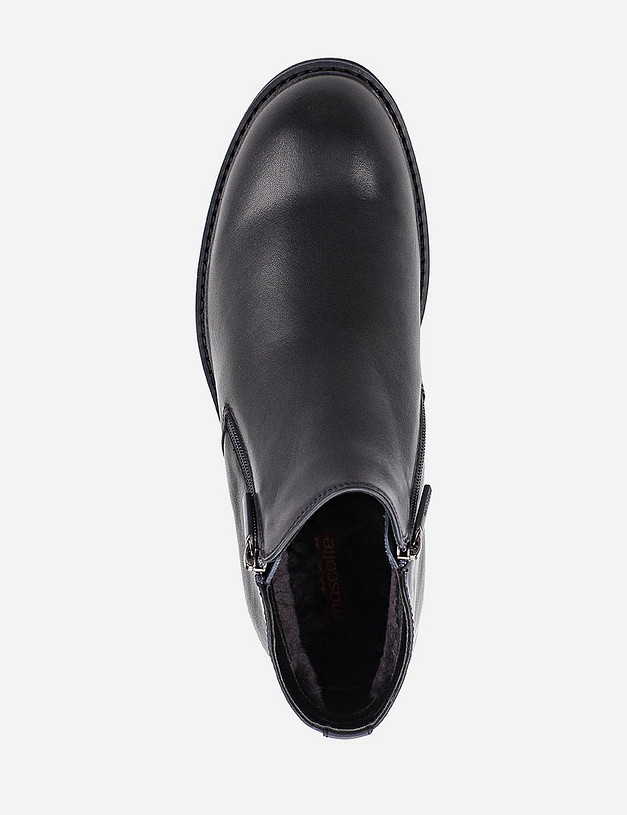 Темно-синие зимние мужские ботинки MASCOTTE 10-821231-3112M | ракурс 4