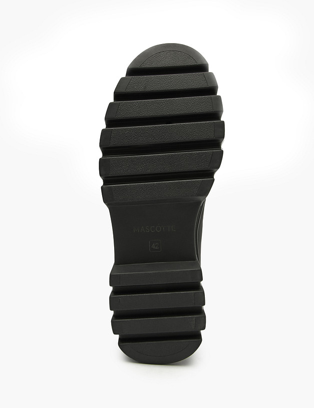 Черные мужские зимние челси MASCOTTE 58-528731-0102 | ракурс 5 Черные мужские зимние челси MASCOTTE 58-528731-0102 | ракурс 5